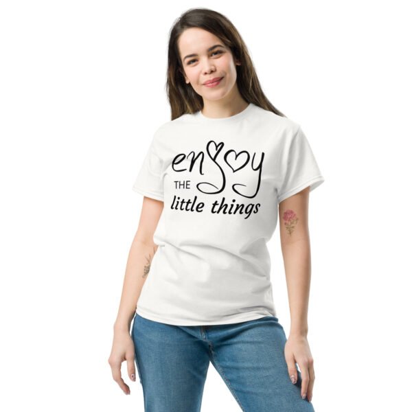 Enjoy the Little Things graphic t-shirt