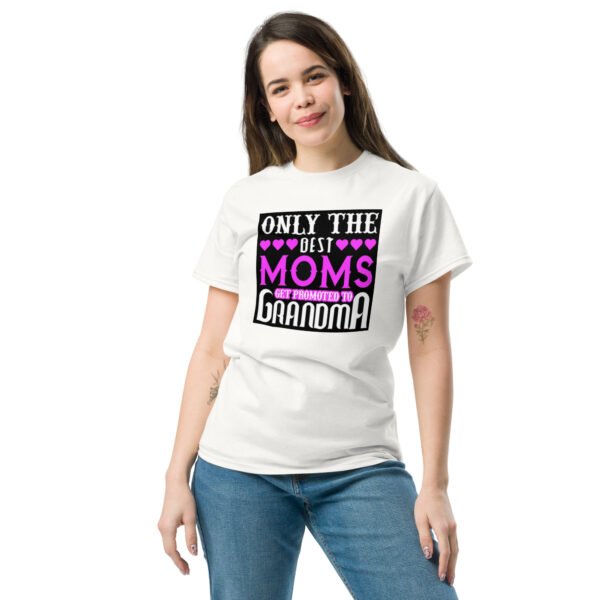 "Only the Best Mom's are Promoted to Grandma" graphic t-shirt