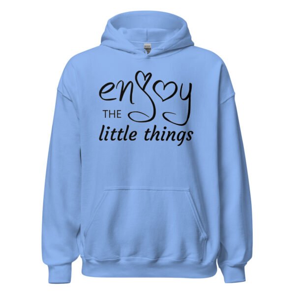 "Enjoy the Little Things" graphic hoodie