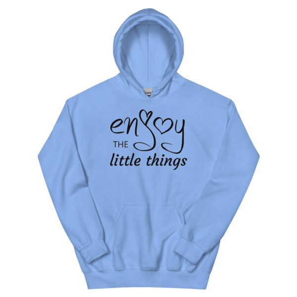 "Enjoy the Little Things" graphic hoodie
