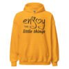 "Enjoy the Little Things" graphic hoodie