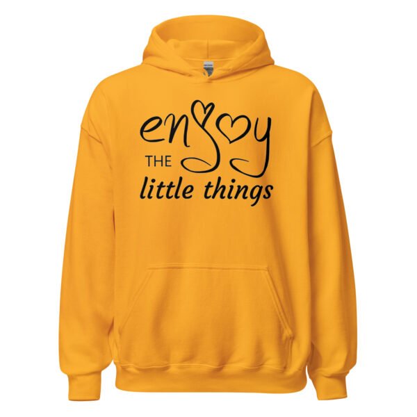 "Enjoy the Little Things" graphic hoodie