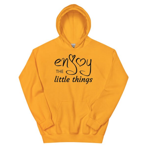 "Enjoy the Little Things" graphic hoodie