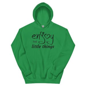 "Enjoy the Little Things" graphic hoodie