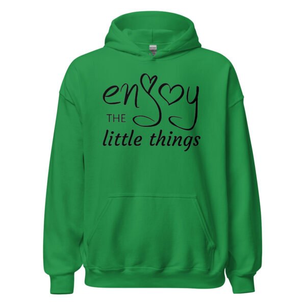 "Enjoy the Little Things" graphic hoodie