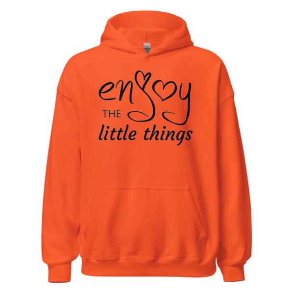 "Enjoy the Little Things" graphic hoodie