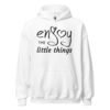 "Enjoy the Little Things" graphic hoodie