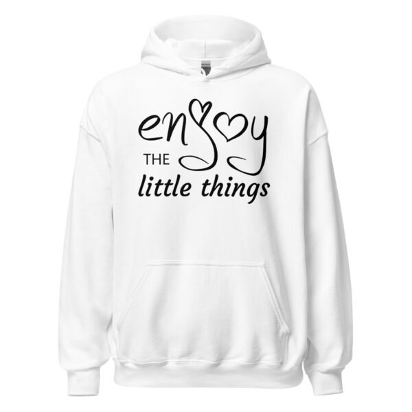 "Enjoy the Little Things" graphic hoodie
