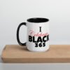 "I Celebrate Black History Every Month" mug (design on both sides)