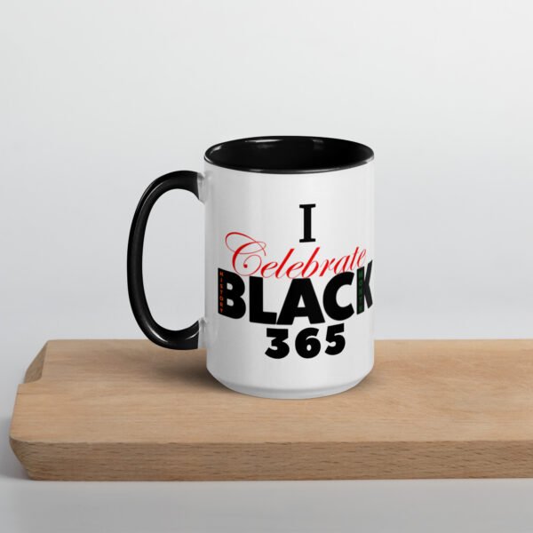 "I Celebrate Black History Every Month" mug (design on both sides)
