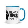 "Black Lives Matter" mug (color inside/design on both sides)