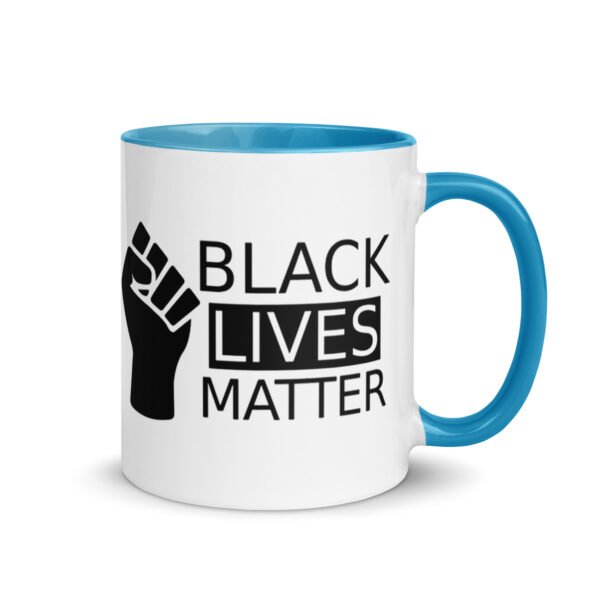 "Black Lives Matter" mug (color inside/design on both sides)