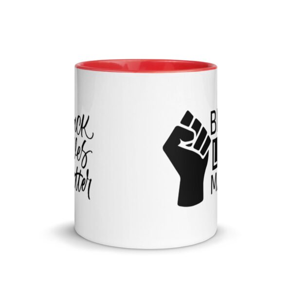 "Black Lives Matter" mug (color inside/design on both sides)