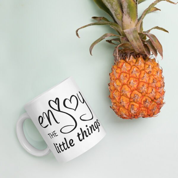"Enjoy the Little Things" mug