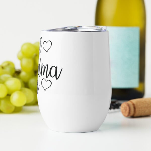 "Best Grandma Ever" wine tumbler